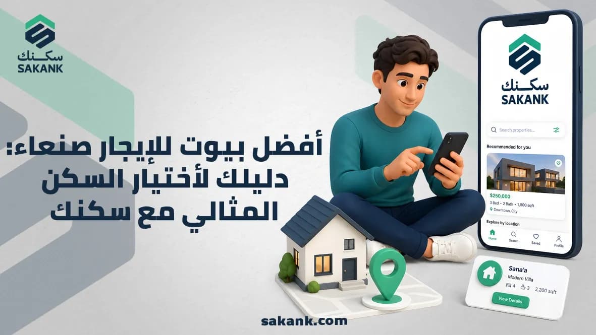 the best houses for rent in Sanaa with Saknak,